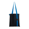 Шоппер Superbag black (чёрный с голубым) (Изображение 3)