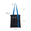 Шоппер Superbag black (чёрный с голубым) (Изображение 2)