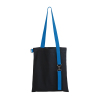Шоппер Superbag black (чёрный с голубым) (Изображение 3)