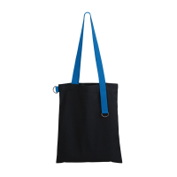 Шоппер Superbag black (чёрный с голубым)
