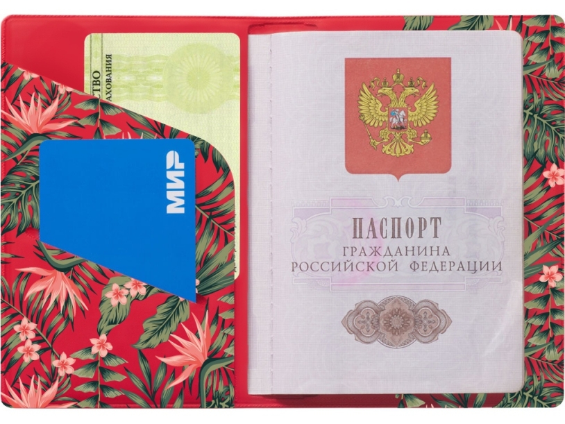 Обложка для паспорта с возможностью полноцветной УФ-печати, софт-тач (Изображение 6)