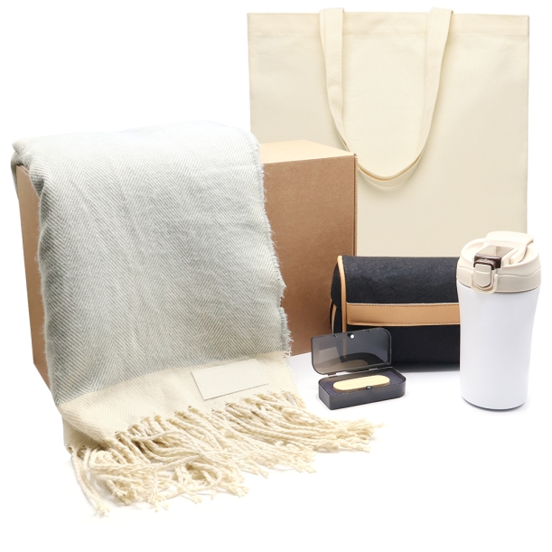 Подарочный набор BEIGE STYLE SET, бежевый (Изображение 1)
