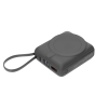 Внешний аккумулятор с подсветкой Ritter PD 10000mAh с функцией беспроводной зарядки 15W, серый (Изображение 1)