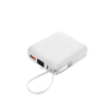 Внешний аккумулятор с подсветкой Ritter PD 10000mAh с функцией беспроводной зарядки 15W, белый (Изображение 2)