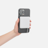 Внешний аккумулятор с подсветкой Ritter PD 10000mAh с функцией беспроводной зарядки 15W, белый (Изображение 10)