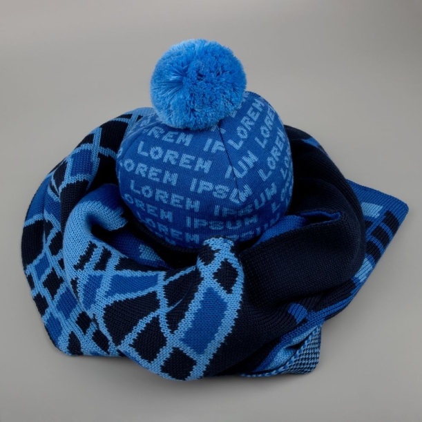 Шарф Joyful на заказ, XL, полушерсть (Изображение 7)