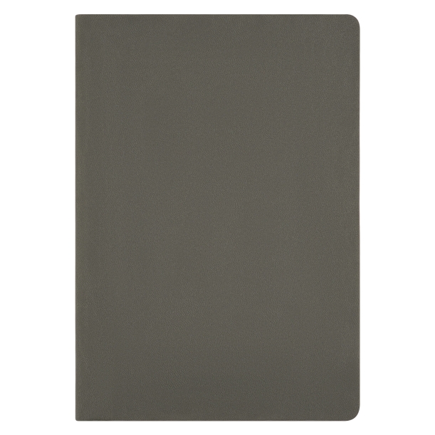 Ежедневник Latte soft touch недатированный, серый/красный (Изображение 4)