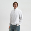 Толстовка на молнии унисекс FLOW, белая, размер 3XL/4XL (Изображение 3)