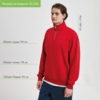 Толстовка на молнии унисекс FLOW, красная, размер 3XL/4XL (Изображение 5)