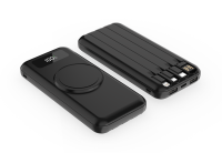 Внешний аккумулятор Authority с беспроводной зарядкой, 10000 Mah, чёрный
