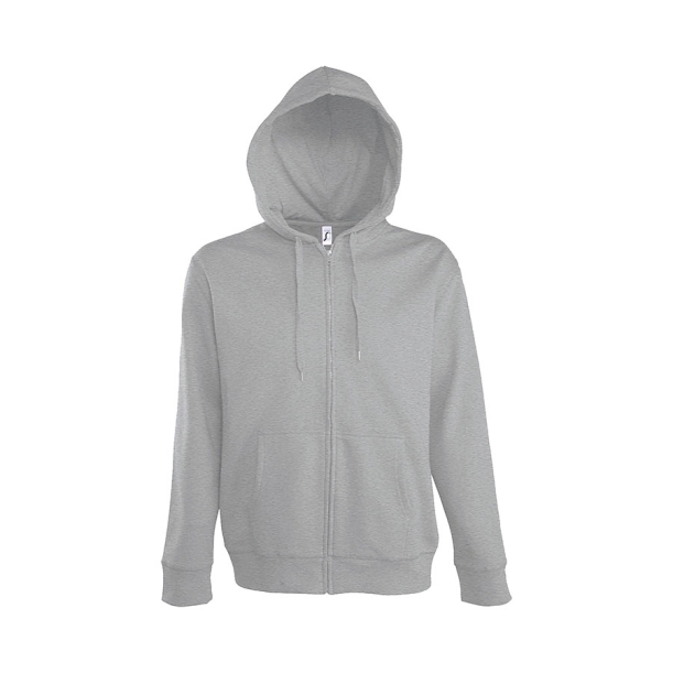 Толстовка "Seven Men", серый меланж_2XL, 50% хлопок, 50% полиэстер, 280м/г2 (Изображение 1)
