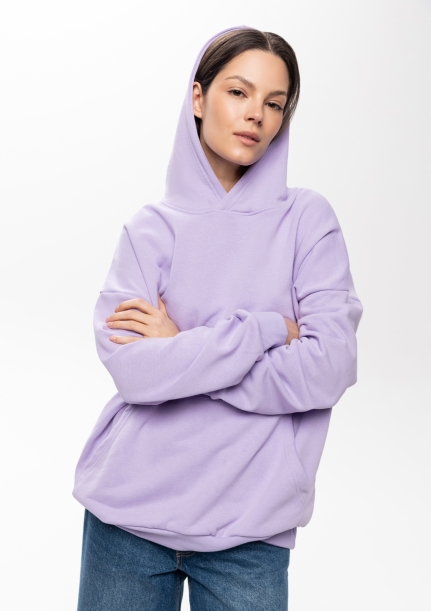 Худи унисекс STAN оверсайз футер без начёса 350, 66 (Цифровая лаванда) 44/XS (Изображение 13)