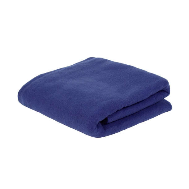 Плед PLAIN; синий; 100х140 см; флис 150 гр/м2 (Изображение 1)