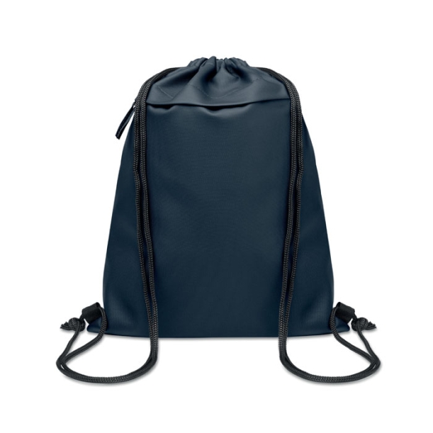 Сумка на шнурке из ткани 600D RPET (синий) (Изображение 1)