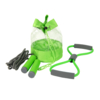 Набор SPORT UP, эспандер, скакалка, сумка, зеленый, полиуретан (Изображение 1)