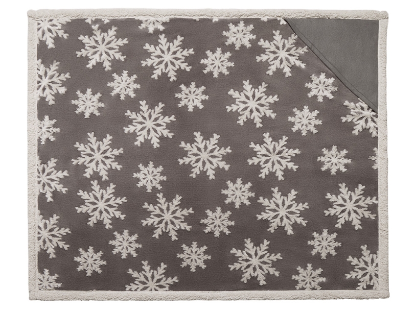 Плед Snowflake новогодний (Изображение 3)