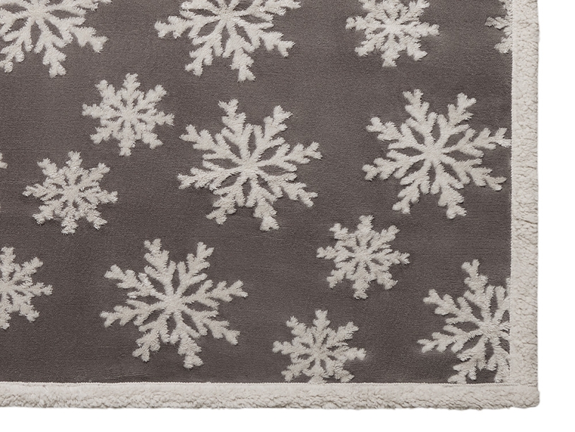 Плед Snowflake новогодний (Изображение 5)