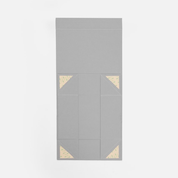 Коробка складная Quadra Fold, серая (Изображение 6)