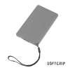 Зарядное устройство "Камень" с покрытием soft grip, 4000 mAh в подарочной коробке, черный # (Изображение 1)