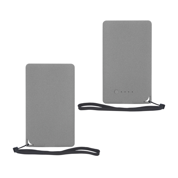Зарядное устройство "Камень" с покрытием soft grip, 4000 mAh в подарочной коробке, черный # (Изображение 3)