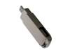 USB 2.0- флешка на 16 Гб с поворотным механизмом и дополнительным разъемом Type-C (серый) 16Gb (Изображение 3)