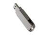 USB 2.0- флешка на 128 Гб с поворотным механизмом и дополнительным разъемом Type-C (серебристый) 128Gb (Изображение 3)