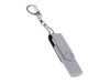USB 2.0- флешка на 64 Гб с поворотным механизмом и дополнительным разъемом Type-C (белый) 64Gb (Изображение 1)