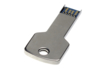 USB 3.0- флешка на 16 Гб в виде ключа (серебристый) 16Gb (Изображение 3)