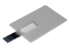 USB 3.0- флешка на 128 Гб в виде визитки, с раскладным чипом (белый) 128Gb (Изображение 3)