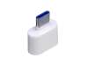 Универсальный адаптер USB Type-C папа Type-A мама, белый (Изображение 2)