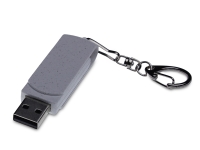 USB 2.0- флешка промо Варуна на 8 Гб с поворотным механизмом (серый) 8Gb