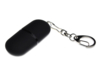 USB 2.0- флешка Goutte Soft-touch на 64 Гб каплевидной формы (черный) 64Gb (Изображение 1)