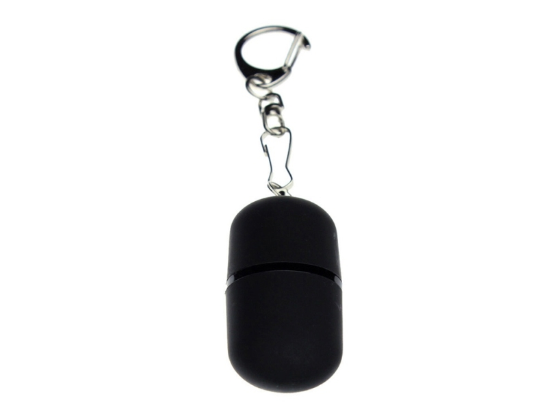 USB 2.0- флешка Goutte Soft-touch на 4 Гб каплевидной формы (черный) 4Gb (Изображение 3)