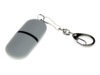 USB 2.0- флешка Goutte Soft-touch на 64 Гб каплевидной формы (серый) 64Gb (Изображение 1)