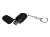 USB 2.0- флешка Goutte Soft-touch на 128 Гб каплевидной формы (черный) 128Gb (Изображение 2)