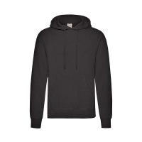 Толстовка мужская с начесом "Сlassic Hooded Sweat", черный_M, 80% х/б, 20% п/э, 280 г/м2