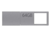 USB 3.0-флешка на 64 Гб с разъемами USB-A и Type-C (серебристый) 64Gb (Изображение 6)
