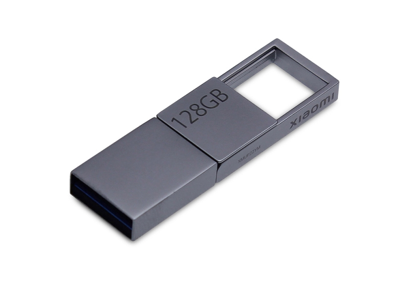 USB 3.0-флешка на 128 Гб с разъемами USB-A и Type-C (серебристый) 128Gb (Изображение 1)