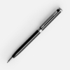 Ручка шариковая Finn Chrome, черная (Изображение 1)