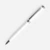 Ручка шариковая Finn Chrome, белая (Изображение 1)