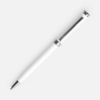 Ручка шариковая Finn Chrome, белая (Изображение 2)