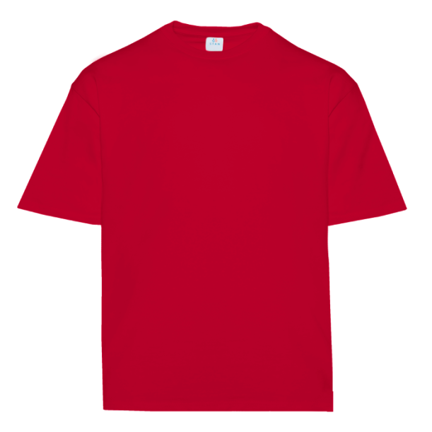 Футболка унисекс оверсайз STAN хлопок 240, 56 (Красный) 56/XXXL (Изображение 1)