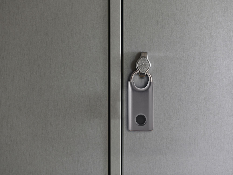 Замок с сенсором Noma Lock, темно-серый (Изображение 7)