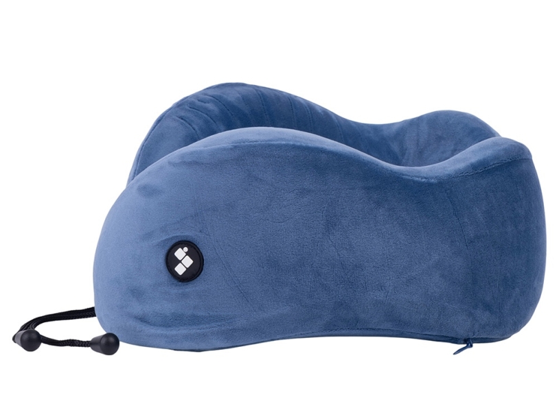 Подушка для путешествий с эффектом памяти Bluewinder (синий)  (Изображение 3)