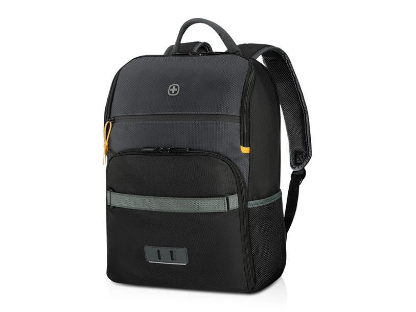Рюкзак WENGER Move 16, чёрный, переработанный ПЭТ, 33 x 19 x 44 см, 22 л (Изображение 1)