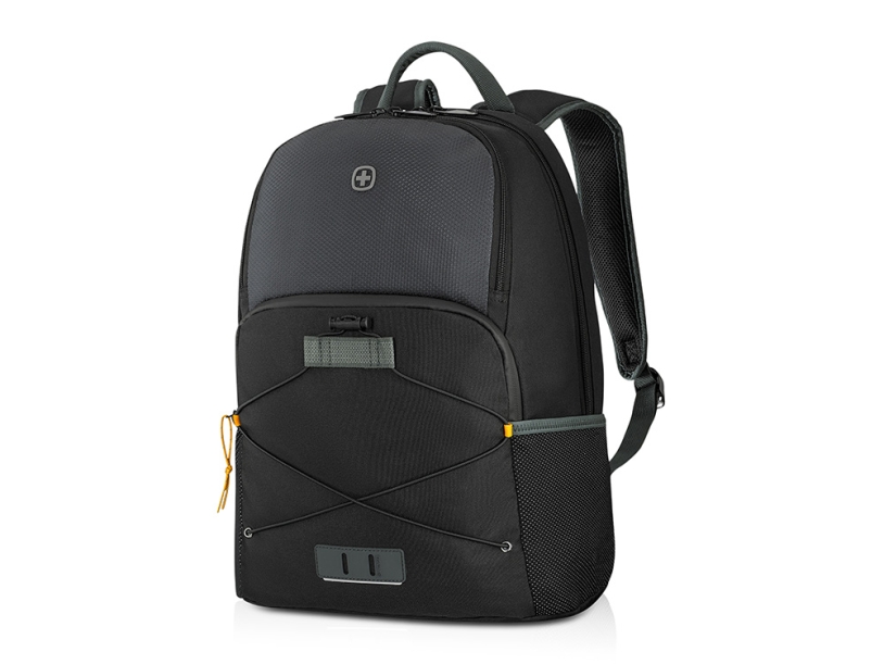 Рюкзак WENGER Trayl 15.6, чёрный, переработанный ПЭТ, 34 x 20 x 45 см, 22 л. (Изображение 1)