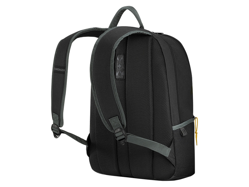 Рюкзак WENGER Trayl 15.6, чёрный, переработанный ПЭТ, 34 x 20 x 45 см, 22 л. (Изображение 4)