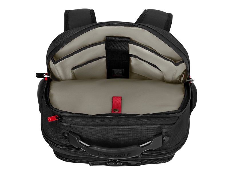 Рюкзак WENGER ALTAIR 15.6, черный, переработанный ПЭТ/Полиэстер, 32х21х44 см, 22 л. (Изображение 5)