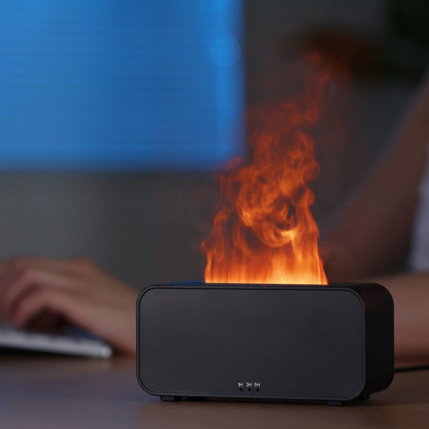 Светодиодный USB увлажнитель-ароматизатор Lumor RGB, черный (Изображение 4)