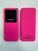 Внешний аккумулятор Kris soft touch 10000mAh (Розовый) (Изображение 1)